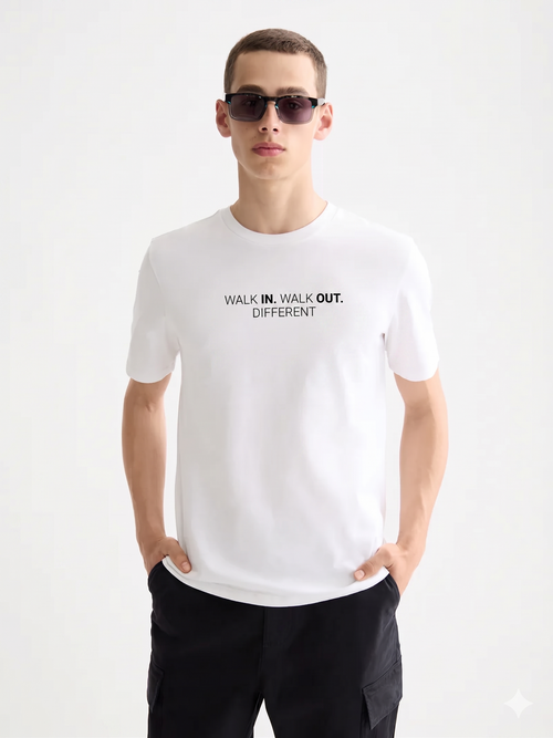 NWAR T-SHIRT SHORT SLEEVE " WALK IN WALK OUT DIFFERENT "