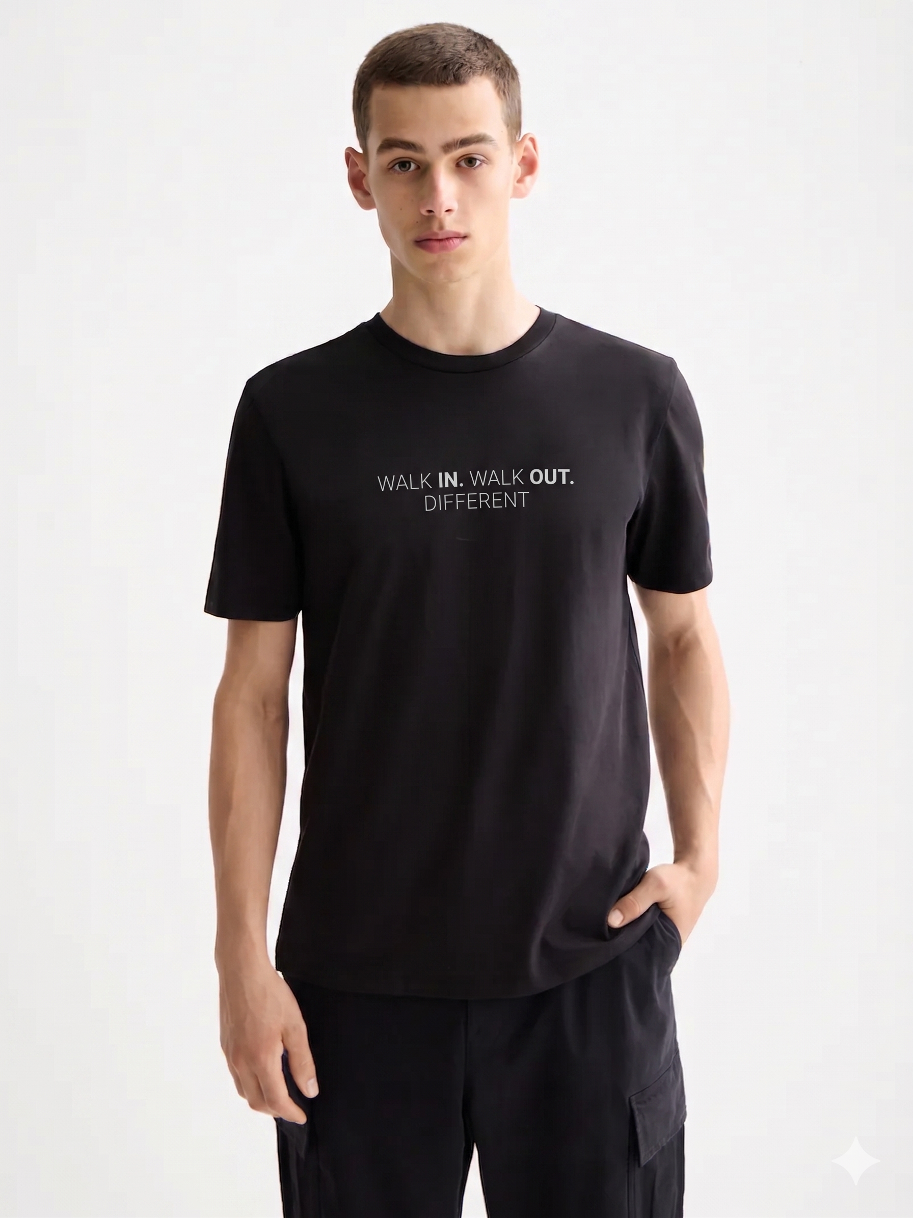 NWAR T-SHIRT SHORT SLEEVE " WALK IN WALK OUT DIFFERENT "